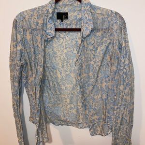Just Cavalli woman’s blouse size 42 floral print perfect condition